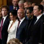 Os homens mais poderosos do mundo, durante a posse de Donald Trump: na visão do consórcio Lula-STF, eles são os inimigos do Brasil, escreve J.R. Guzzo | Foto: Reprodução: Twitter/X