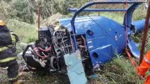 Helicóptero que transportava o casal André Feldman e Juliana Elisa Alves Maria caiu na Grande São Paulo, resultando na morte dos dois