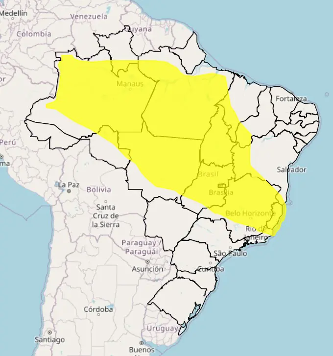 Fim de semana no Brasil terá chuvas intensas; veja a previsão do tempo