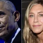 Foto de Barack Obama e Jennifer Aniston