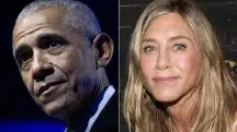 Foto de Barack Obama e Jennifer Aniston