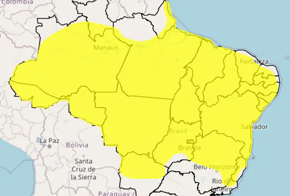chuvas intensas - alerta amarelo - 12012025