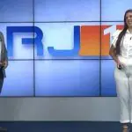 Jornalistas de afiliada da TV Globo entraram ao vivo antes da hora | Foto: Reprodução/Twitter/X