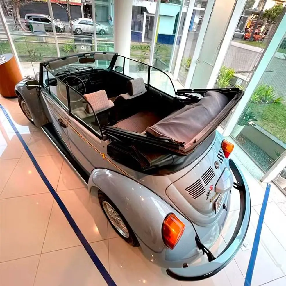 Fusca conversível de Itamar está no Memorial da República, em Juiz de Fora | Foto: Divulgação/Memorial da República