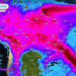 Frente fria intensifica chuvas no Brasil