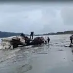 Avião de pequeno porte cai em Ubatuba, no litoral de São Paulo