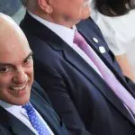 Alexandre de Moraes em cerimônia relativa aos ataques do 8 de janeiro de 2023, no Palácio do Planalto, em Brasília, DF (8/1/2025)