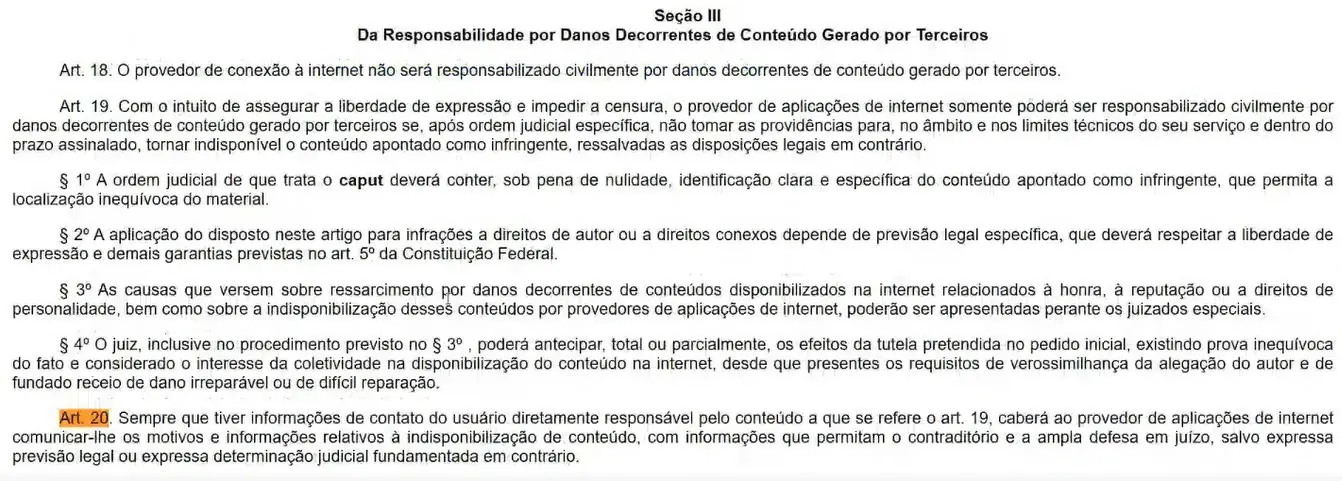 Marco Civil da Internet proíbe a divulgação de dados de usuários sem que haja ordem judicial formal