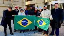 michelle e políticos na marcha pela vida eUA