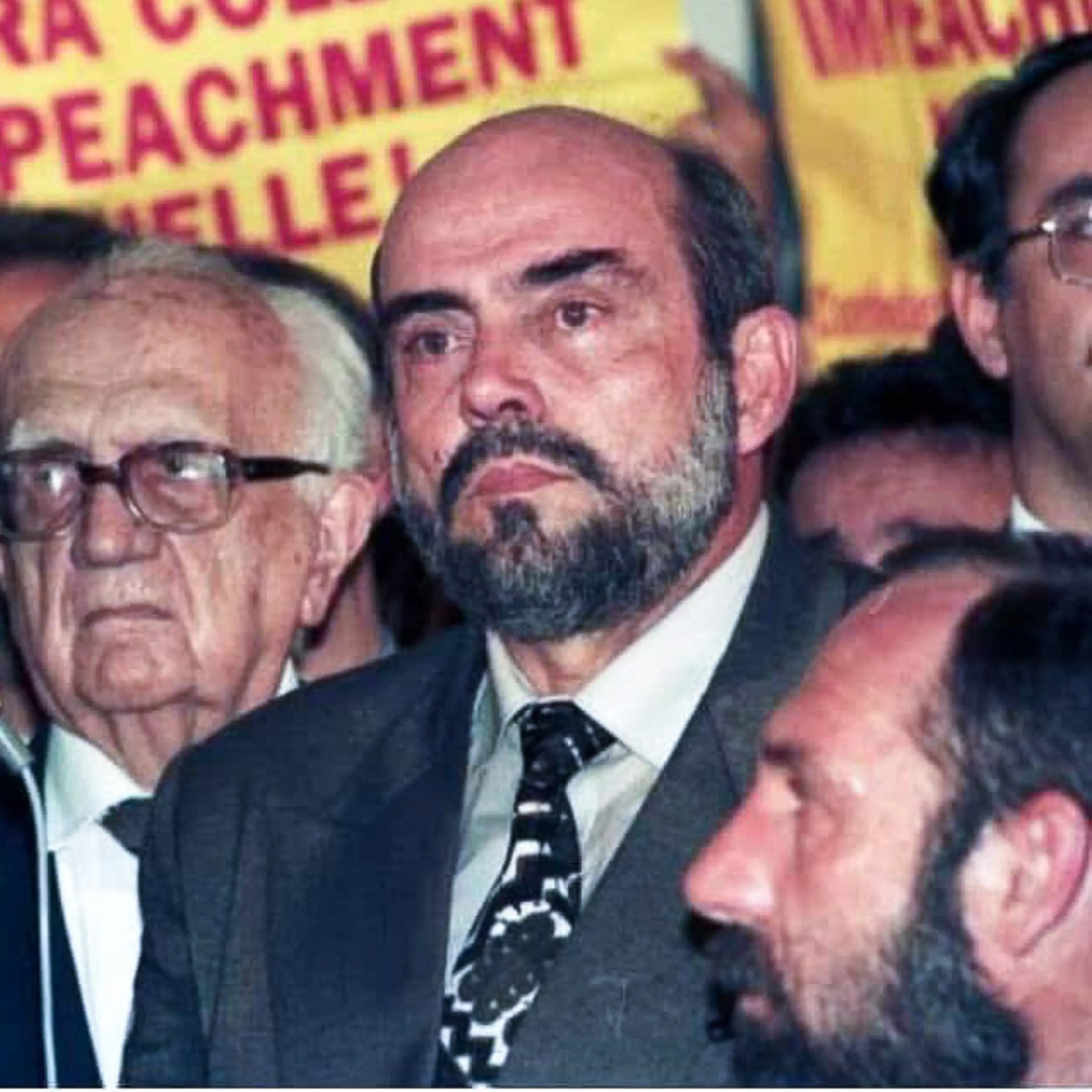 Marcello Lavenère durante o impeachment de Collor | Foto: Lula Marques/Agência Brasil