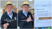 Lula usa redes sociais para descartar taxação ao Pix: presidente doa dinheiro ao Corinthians com a ajuda da mulher Janja | Foto: Reprodução/Redes sociais