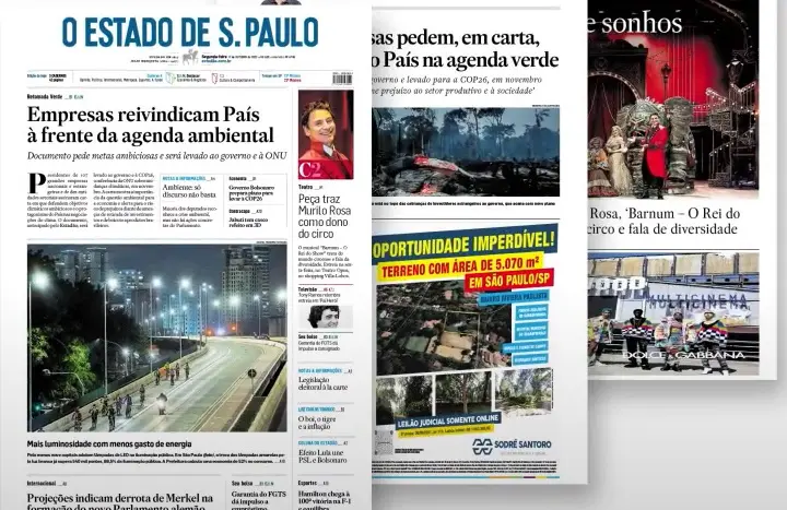 reportagem sobre jornais impressos - estadão berliner