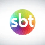 Foto do logotipo da emissora SBT