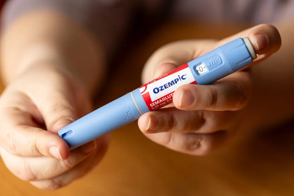 Embalagem do medicamento Ozempic, uma das 'canetas emagrecedoras' | Foto: Reprodução/Shutterstock