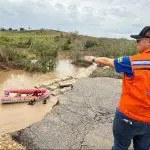 Rodovia desaba na cidade de Capela (SE) | Foto: Governo do Estado de Sergipe | Divulgação