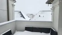 neve estados unidos; O raro dia de neve no Texas
