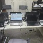 Notebooks apreendidos pela Polícia Civil de São Paulo | Foto: Assessoria de Imprensa e Comunicação da Secretaria da Segurança Pública/Divulgação