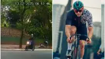 Instrutor do esporte, Medrado foi atleta da equipe de ciclismo de Ribeirão Preto, pela qual conquistou medalha de ouro na prova de Velocidade por Equipes nos Jogos Regionais de São Paulo em 2013 | Foto: Reprodução/Redes/@vitor_medradomentoring