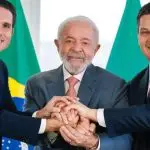 Lula, Hugo Motta e Davi Alcolumbre