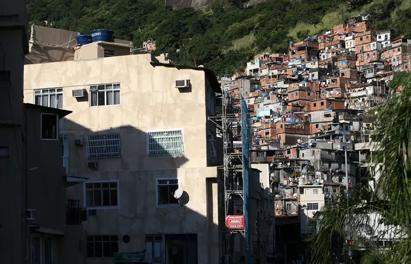 Vista geral da Favela da Rocinha, na zona sul do Rio de Janeiro, em alusão à nota sobre a violência no Estado