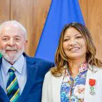 Presidente do Brasil, Luiz Inácio Lula da Silva, ao lado da mulher, Janja da Silva; MPF