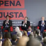 Marcaram presença no lançamento do programa da Justiça, da esquerda para a direita: o procurador-geral da República, Paulo Gonet; o presidente do STF e do CNJ, ministro Luís Roberto Barroso; e o ministro da Justiça e Segurança Pública, Ricardo Lewandowski