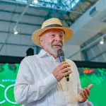 Presidente da República, Luiz Inácio Lula da Silva, durante Cerimônia de divulgação dos investimentos do governo para a COP30