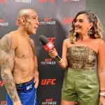 Mirelle Moschella: destaque no jornalismo esportivo por meio de coberturas sobre os combates no UFC | Foto: Reprodução/Redes sociais