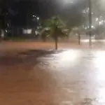 A cidade de Santo André foi fortemente afetada pelas chuvas intensas | Foto: Reprodução/Redes sociais