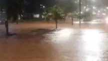 A cidade de Santo André foi fortemente afetada pelas chuvas intensas | Foto: Reprodução/Redes sociais