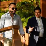 O secretário de Estado dos EUA, Marco Rubio, se encontra com o presidente de El Salvador, Nayib Bukele, no Lago Coatepeque, El Salvador - 3/2/2025 | Mark Schiefelbein/Pool/Reuters