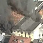 Fábrica pega fogo no Rio de Janeiro