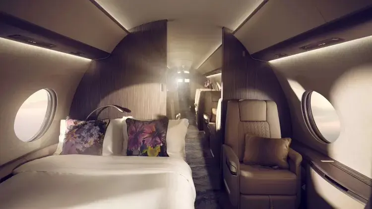 Em quase 18 horas de viagem, Neymar esteve a bordo do Gulfstream G700, um dos jatos mais luxuosos do mundo