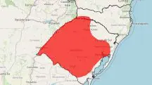 O aumento do calor deve-se à falta de chuvas regulares na parte norte da Argentina e no centro-oeste do Rio Grande do Sul | Foto: Reprodução/Inmet