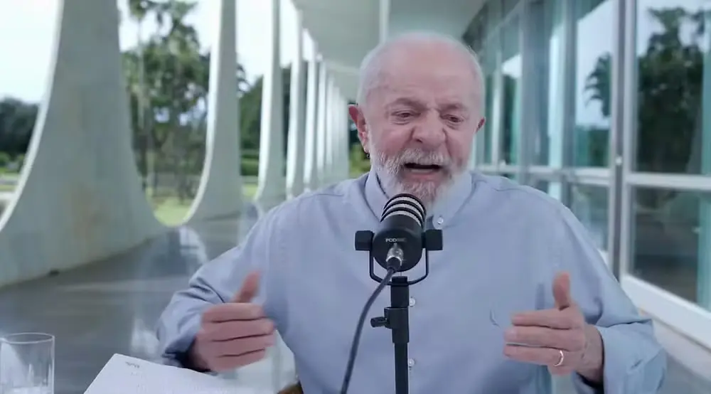 Lula concedeu entrevista sobre os ovos nesta quinta-feira — 20/2/2025 | Foto: Reprodução/CanalGov