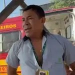 Motorista do ônibus que foi atingido por avião