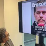 Representante da OEA, Pedro Vaca vê alguns dos veículos de imprensa que foram censurados pelo Judiciário brasileiro | Foto: Reprodução/Twitter/X