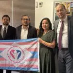 Pedro Vaca, da OEA, se encontrou com representantes da ONG Minha Criança Trans | Foto: Reprodução/Instagram