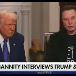 Trump e Musk, na Fox News: imprensa de oposição insinua haver divergências entre os republicanos | Foto: Reprodução/Twitter/X