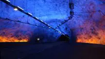 Túnel de Laerdal, na Noruega: entre os maiores e mais modernos do mundo | Foto: Reprodução/Redes sociais