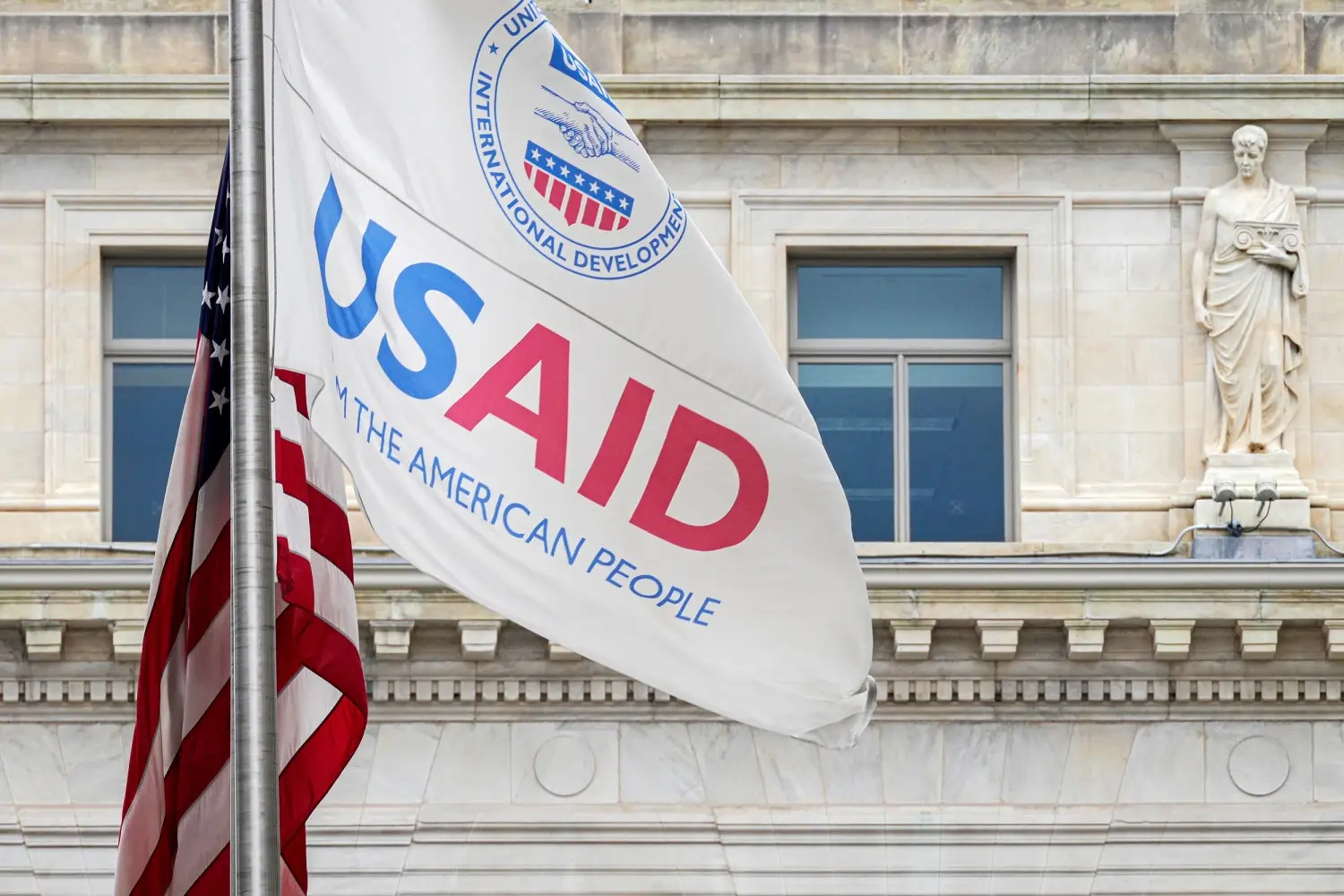 Bandeira da Agência dos Estados Unidos para o Desenvolvimento Internacional (Usaid) | Foto: Reprodução/Redes sociais