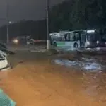 Chuva inundou Avenida General Edgar Facó, em São Paulo | Foto: Reprodução/X