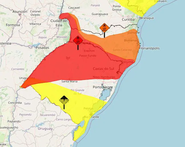 Mapa Inmet