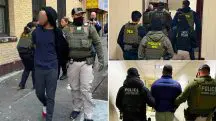 ESTADOS UNIDOS; As batidas de migrantes do ICE na cidade de Nova York na semana passada resultaram na prisão de um membro da gangue Tren de Aragua | Fotos: Divulgação/ICE