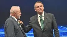 lula e bolsonaro em debate da band