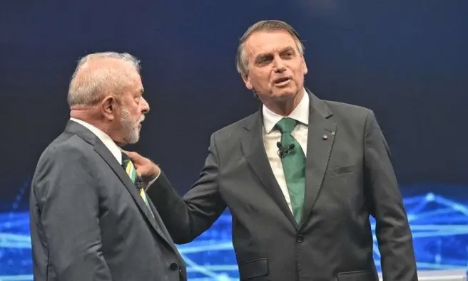 lula e bolsonaro em debate da band