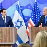 O secretário de Estado dos EUA, Marco Rubio, e Benjamin Netanyahu | Foto: Divulgação/Embaixada dos EUA em Israel