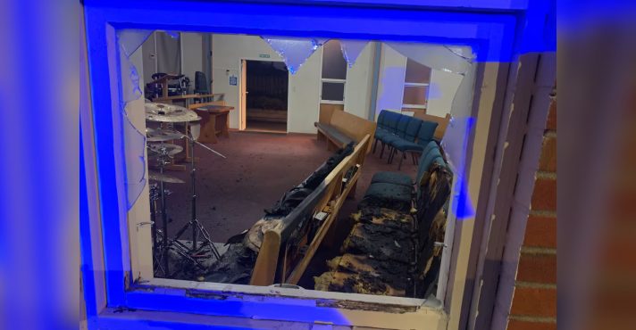 Igreja é incendiada na Nova Zelândia | Foto: David Dew/Reprodução