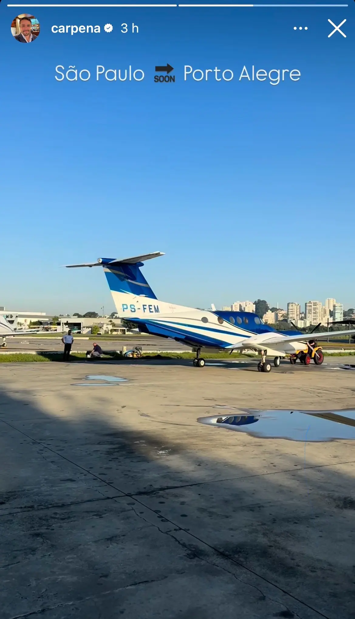 Dono de avião que caiu em SP postou vídeo antes de decolagem