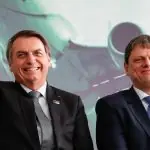 O governador de SP, Tarcísio de Freitas, e o ex-presidente Jair Bolsonaro | Foto: Alan Santos/Arquivo/Secom